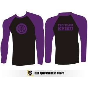  Keiko IBJJF Rash Guard   LS Purple
