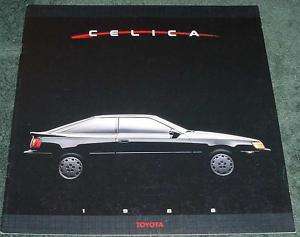 1988 Toyota Celica Large 16 Page Brochure  Nice  