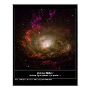  Circinus Galaxy Hubble Telescope Print