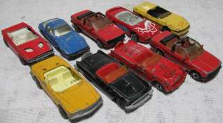 Lot of 9~1970‘s 90‘s~Matchbox~Convertibles  