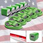 5X USB WALL CHARGER+6F​T CABLE POWER ADAPTER IPHONE 4S 4