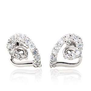   Stud Earrings 11 mm Love Jewelry for Women, Teens, Girls   Nickel Free