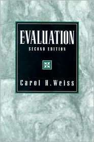 Evaluation, (0133097250), Carol H. Weiss, Textbooks   