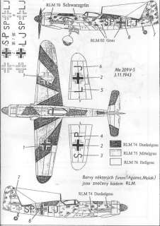 72 KORA MESSERSCHMITT Me 209 Prototype Fighter *MINT*  
