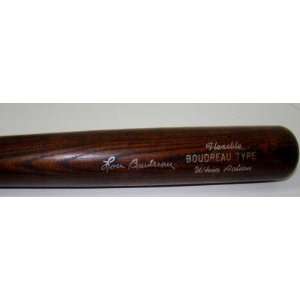 Lou Boudreau Signed Bat   Full Size Adirondack White Ash   Autographed 