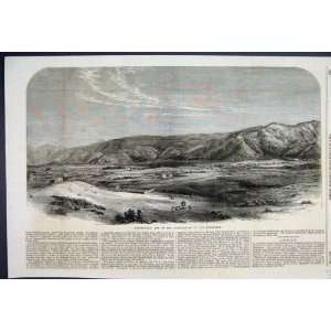  1863 Abbottabad Sanitariums Himilayas Scene Old Print 