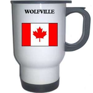  Canada   WOLFVILLE White Stainless Steel Mug Everything 
