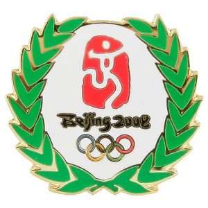  2008 Olympics Beijing Wreath Pin