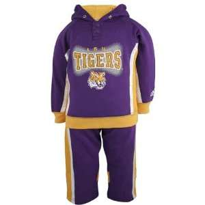  adidas LSU Tigers Purple Toddler Two Piece Warm Up Suit 