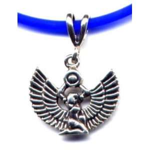   14 Blue Isis Necklace Sterling Silver Jewelry