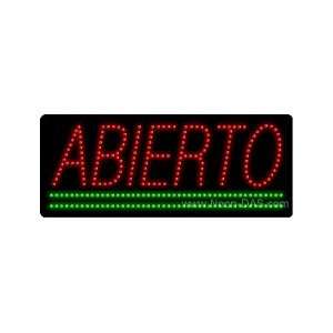  Abierto Open Outdoor LED Sign 13 x 32