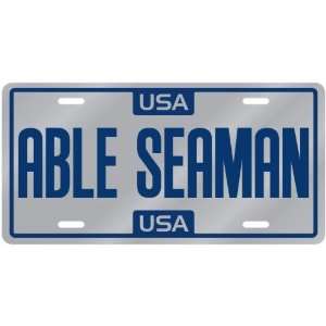  New  Usa Able Seaman  License Plate Occupations Kitchen 