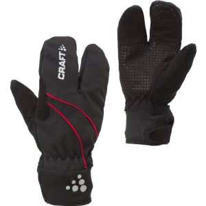  Craft Thermal Split Finger Glove Black, S Sports 