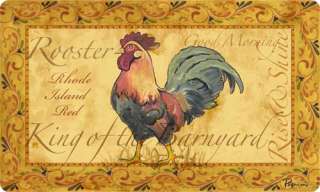 Kitchen Mat Floor Rug Anti Fatigue NEW COUNTRY ROOSTER  