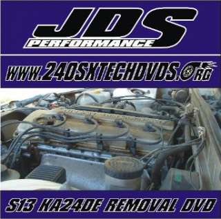 240sx SR20DET Swap DVD Video S13 S14 S15 Engine Motor Drift KA24DE RB 