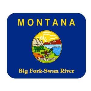  US State Flag   Big Fork Swan River, Montana (MT) Mouse 