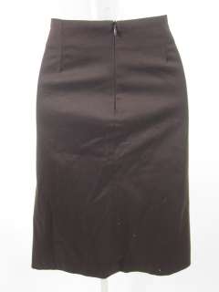RUTH Brown Pink Straight Knee Length Skirt Sz 0  