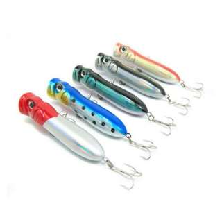 110mm 28g FISHING LURES Lot Popper Lure tackle hook 056  