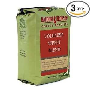 Batdorf & Bronson Colombia Street Blend, Whole Bean Coffee, 12 Ounce 