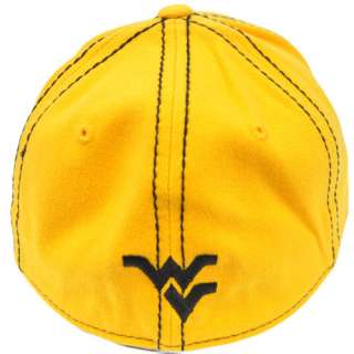 NCAA West Virginia Mountaineers WV Top World Yellow Black Flex Stretch 
