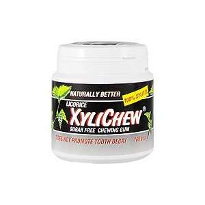  Licorice Chewing Gum   100 PC,(Xylichew) Health 