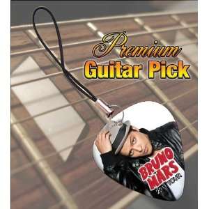  Bruno Mars 2011 Tour Premium Guitar Pick Phone Charm 