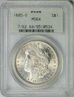 1885 O PCGS MS64 ** OGH ** Very PQ * New Orleans Mint ** #9510534 