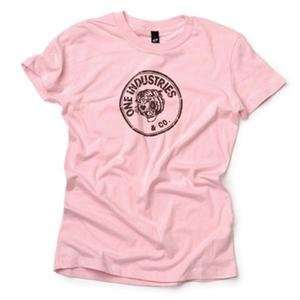  One Industries Womens Bengal T Shirt   Medium/Light Pink 