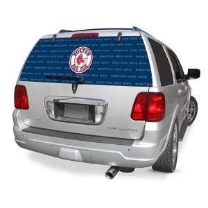  Boston Red Sox Windshield Covering   Logo Back