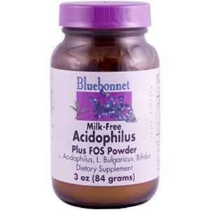  Bluebonnet   Milk Free Probiotic Acidophilus Plus Fos   3 