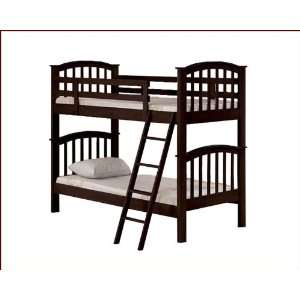   Acme Furniture Twin over Twin Espresso Bunk Bed AC02431 Furniture