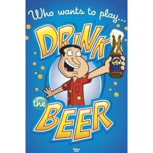  Family Guy   TV Show Poster (Who wants to play Drink 