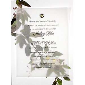  Wedding Invitations Kit Orange Blossom with Citrine 