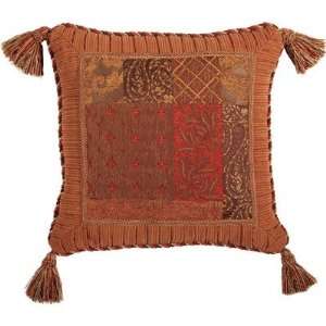    Caravan Pleated Pillow with Cord, Braid and Tassels