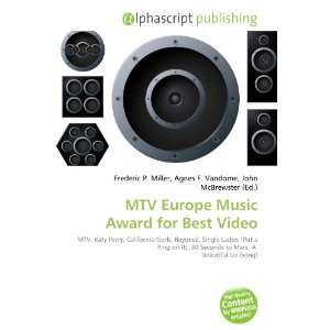  MTV Europe Music Award for Best Video (9786134148313 