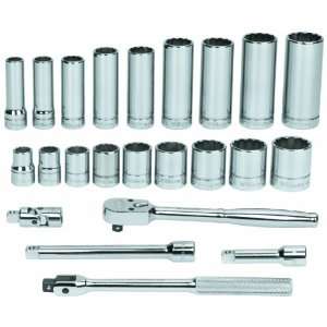   JH Williams WSB 23F 23 Piece 3/8 Inch Drive Socket and Drive Tool Set