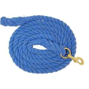  Cotton Horse Lead with Bolt Snap, 3/4 x 10 Royal Sports 