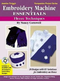 embroidery machine essentials nancy cornwell paperback $ 19 95 buy