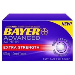  Bayer Adv Aspirin Tabs Ext Str Size 40 Health & Personal 