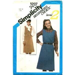  Simplicity 5227 Sewing Pattern Misses Slim Fitting Jumper 