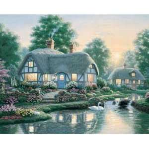  Serenity Cottage 4 by Richard Burns. Size 16.00 X 20.00 