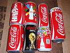    Cola Coke CANS x7 2010 11 bargain FIFA WC slim Happy MUSIC + more