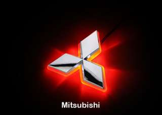 Mitsubishi LANCER EX 10 RED LED Trunk Car Rear LED Light up Logo Badge 
