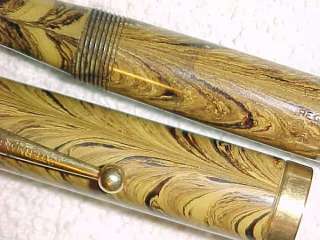 RARE and MINTY OLIVE RIPPLE No 94 WATERMAN Pen  