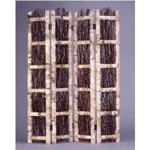  All new item 4 panel birch wood branch frame and twig center 
