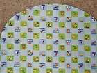 BASSINET SHEET/COTTON   BEARS, BOATS, DUCKS AND TRUCKS BLOCKS