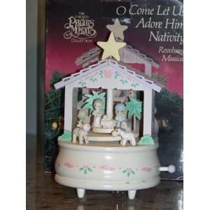 Precious Moments Collection Figurine O Come Let Us Adore Him Nativity 