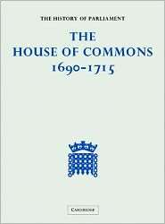 The House of Commons 1690 1715 (5 Volume Hardback Set), (0521772214 