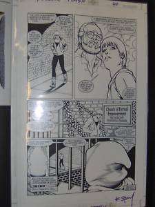 original art Just Imagine Stan Lee Flash #1 page 40  