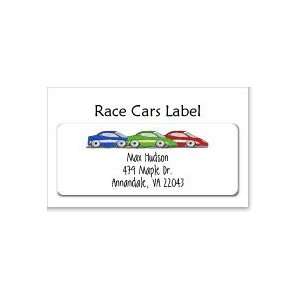  Race Car Address Labels